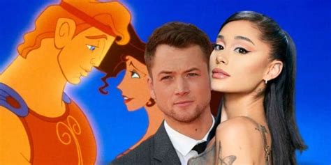 Report: Ariana Grande and Taron Egerton Disney's Picks to Lead 'Hercules' Live-Action Remake ...