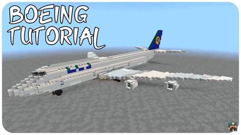 How to Build a Boeing 747 in Minecraft (Lufthansa & KLM) Minecraft Boeing 747 Tutorial em 2024