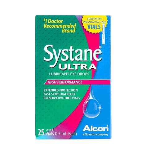 SYSTANE ULTRA Lubricant Eye Drops for Dry Eye Symptoms, 25 Preservative ...