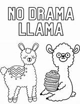 Print These Cute Llama Coloring Pages For Kids And Adults sketch template