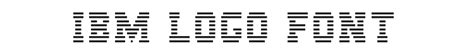 IBM Logo Font Download - Fonts4Free