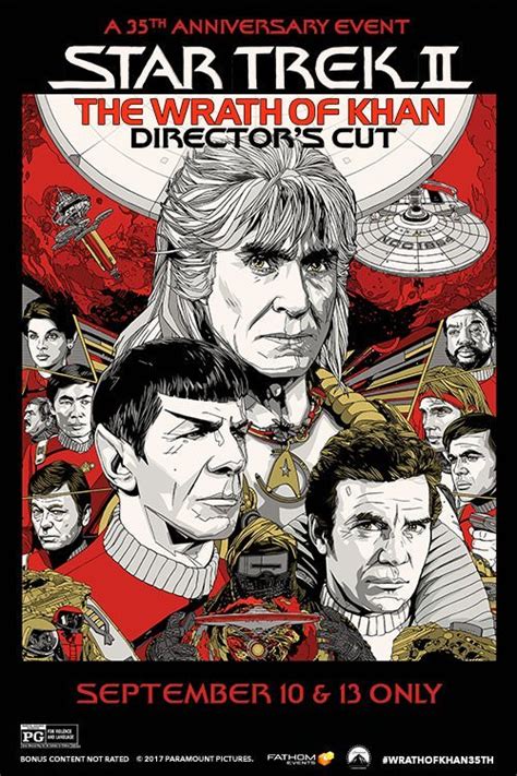 Star Trek II: The Wrath of Khan director’s cut poster