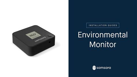 Samsara Installation Guide: Environmental Monitor - YouTube