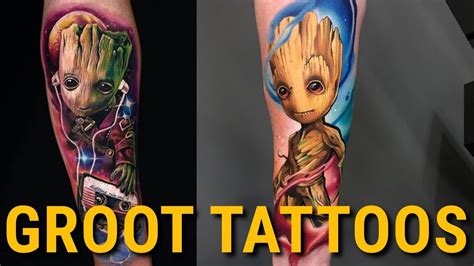 Best Groot Tattoos Top 33 - YouTube