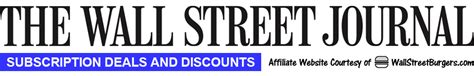 Wall Street Journal Weekend Edition Subscription Discount - Save Money