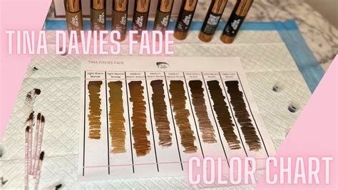 Tina Davies NEW FADE PIGMENT Color Chart (How To Make Your