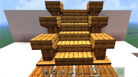 😲 wow fancy stairs in minecraft pe. Make small but beautiful stairs ...