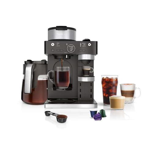 NINJA Espresso & Coffee System, Single-Serve & Nespresso Capsule ...