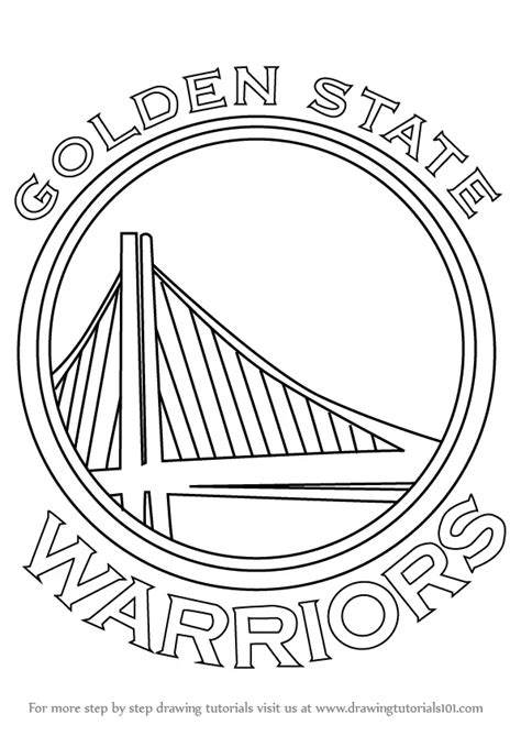 Learn How to Draw Golden State Warriors Logo (NBA) Step by Step ...