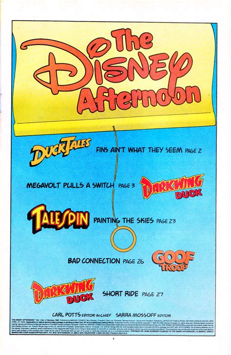 Read online The Disney Afternoon comic - Issue #4