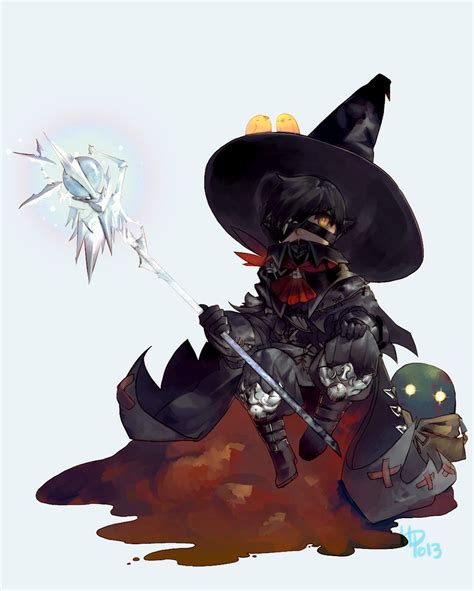 black mage(ffxiv) by Healingpack013 on DeviantArt