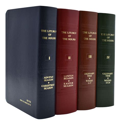 Catholic Book - Liturgy of the Hours (Set of 4)