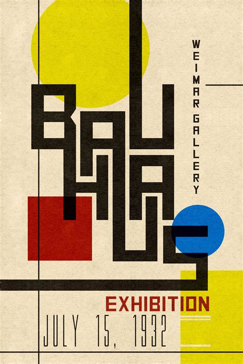 Typography Bauhaus Art