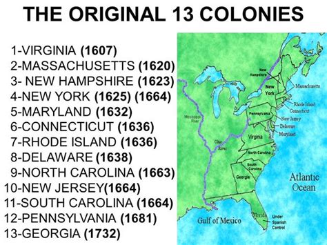 JAH 13 Colonies timeline | Timetoast timelines