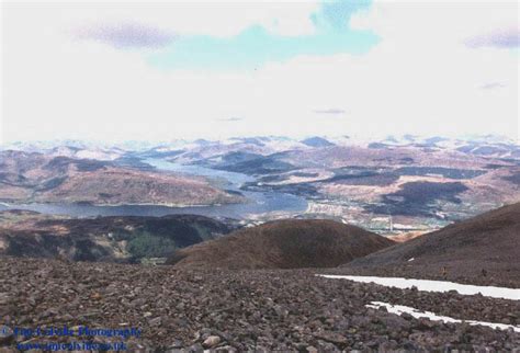 view from the summit of ben nevis