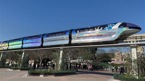 PHOTOS: Disneyland Monorail Debuts a New 100th Anniversary Wrap - WDW News Today