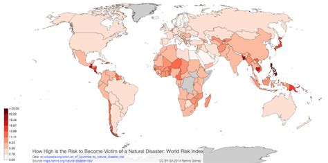 Here's How Likely You Are To Suffer From A Natural Disaster Around The World - Business Insider