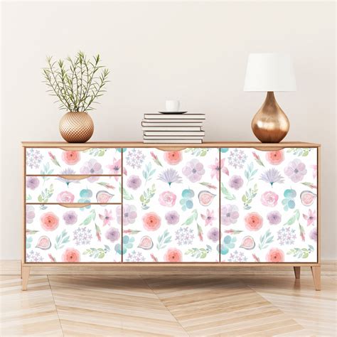 Floral Wallpaper Roll Botanical Wallpaper Wildflowers - Etsy