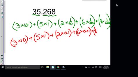 Decimal Expanded Form - YouTube