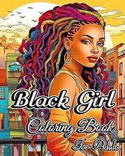 Black Girl Coloring Book for Adults - Literatura obcojęzyczna - Ceny i ...