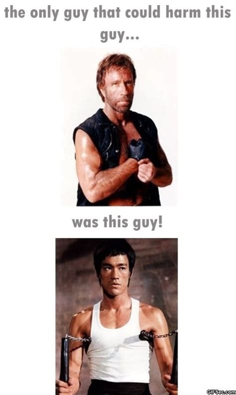 GIF - Chuck Norris vs. Bruce Lee - Viral Viral Videos