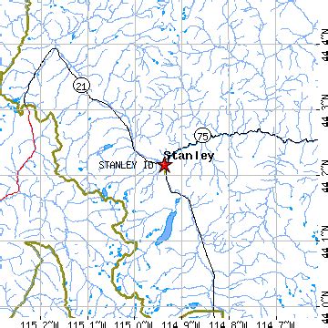 Stanley, Idaho (ID) ~ population data, races, housing & economy