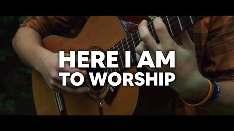 HERE I AM TO WORSHIP - Hillsong Worship - Fingerstyle Guitar Cover - YouTube