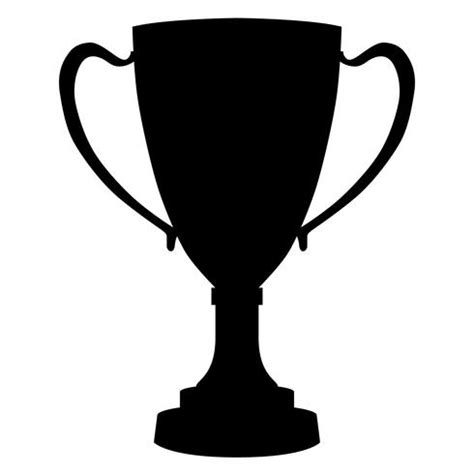 Trophy Silhouette Vector at Vectorified.com | Collection of Trophy ...