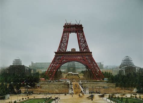 people, Architecture, Building, Eiffel Tower, Paris, France, Vintage ...