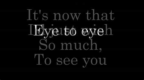 Scorpions - Eye To Eye Lyrics - YouTube