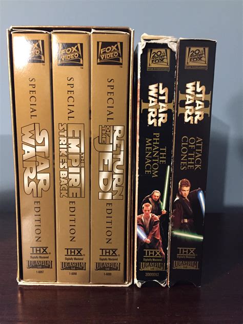 My Star Wars VHS collection! Finally found attack of the clones this past week. : r/VHS