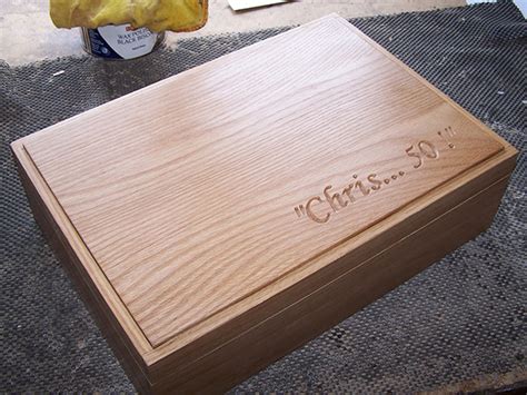 Bespoke wooden Boxes - Engraving