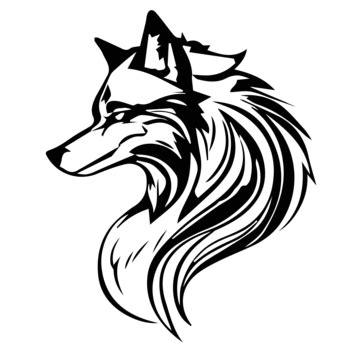 Wolf Logo Vector Illustration To Generative Ai, Wolf Logo, Wolf Vector, Wolf Icon PNG and Vector ...