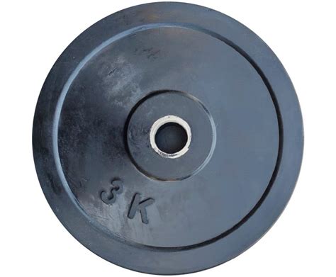 YSS Black Rubber Weight Plate, Weight: 3kg at Rs 350/piece in Meerut ...