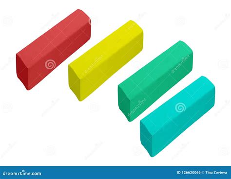 Pieces of color chalk stock photo. Image of background - 126620066