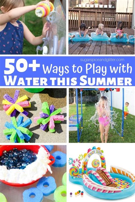 Water Play Activities for Summer ⋆ Sugar, Spice and Glitter