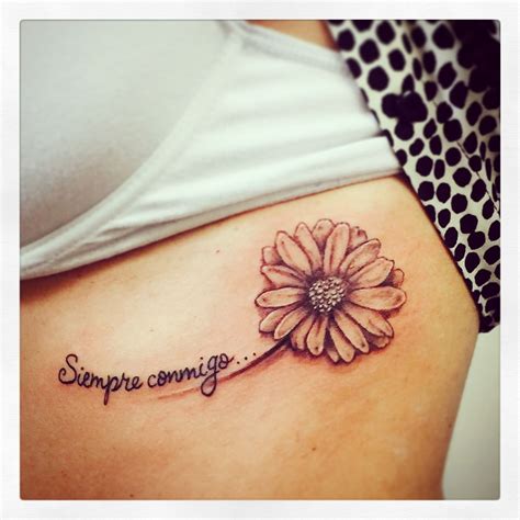 Margarita Siempre conmigo | Tattoo for dad, Daisy tattoo, Tattoos for women