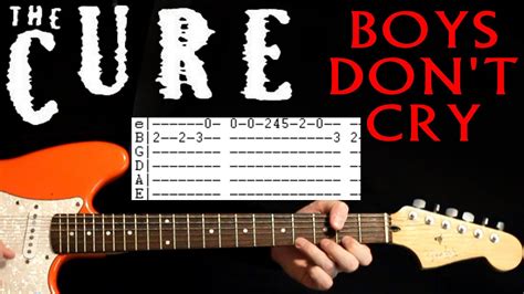 The Cure Boys Don't Cry Guitar Lesson / Guitar Tabs / Guitar Tutorial / Guitar Chords / Guitar ...