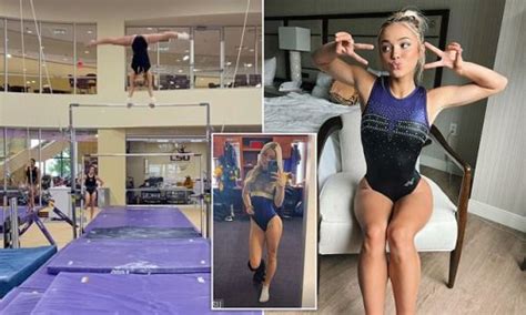 'Back in the swing of things!' Gymnast and TikTok sensation Olivia ...