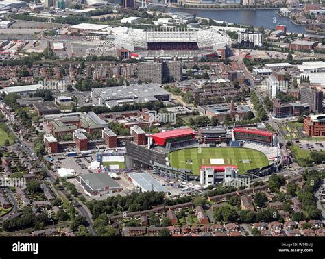 Old trafford aerial hi-res stock photography and images - Alamy