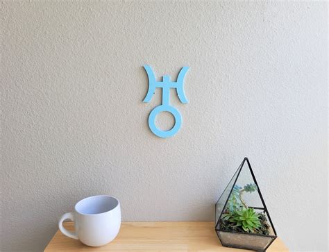 Uranus Wall Art Planet Symbol Wall Art Astrological Symbol - Etsy