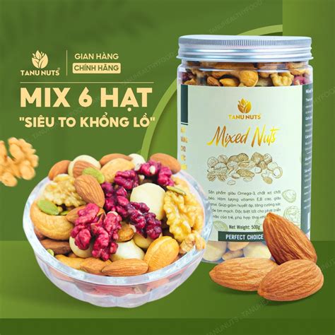 Hạt hạnh nhân sấy chín TANU NUTS hạnh nhân rang Mỹ hạt ngũ cốc dinh dưỡng cho bà bầu và trẻ nhỏ ...