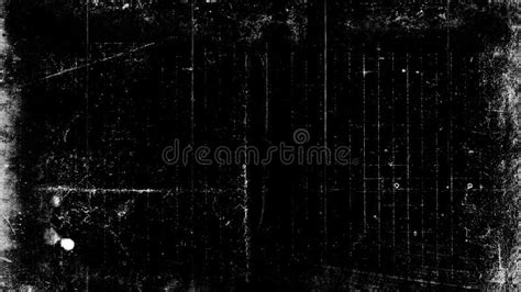 Black Vintage Scratched Grunge Background, Old Film Effect, Space for Text Stock Image - Image ...