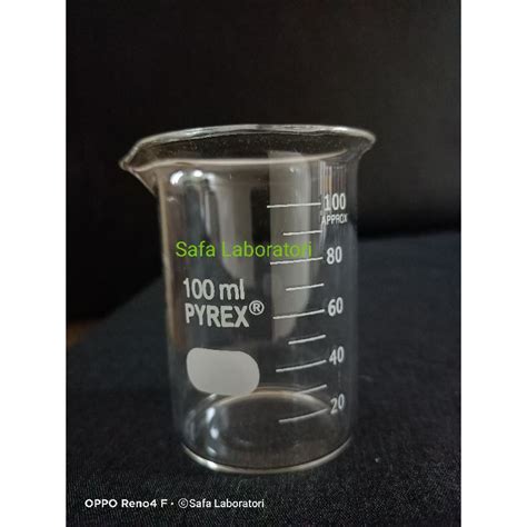Jual Beaker Glass / Gelas Kimia 100 ml Pyrex Indonesia|Shopee Indonesia