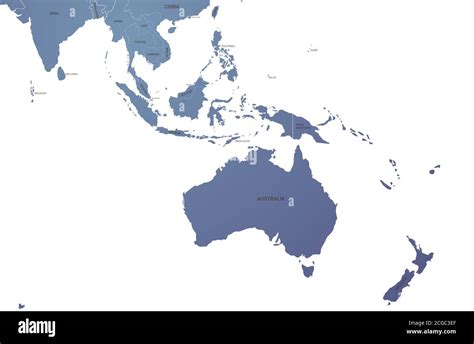 Map australia indonesia hi-res stock photography and images - Alamy