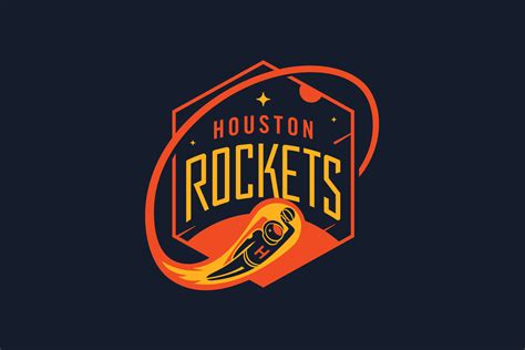 Houston Rockets redesign by Michael Weinstein (dark variant) | Logo design, + logo, Rocket logo