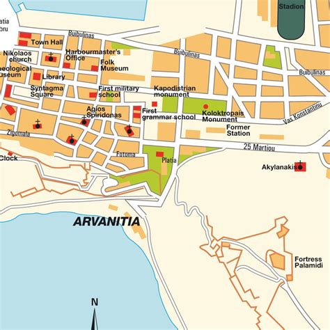 Nafplio Tourist Map Nafplio, Tourist Map, Map, 58% OFF