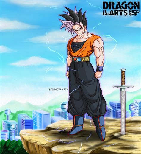 Goku And Gohan Potara Fusion