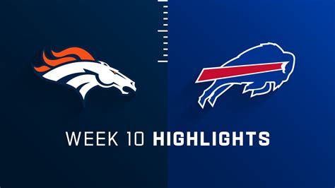 Denver Broncos vs. Buffalo Bills highlights | Week 10