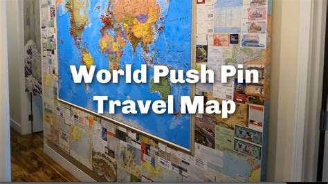 World Push Pin Travel Map | Globetrotter Airstream - YouTube